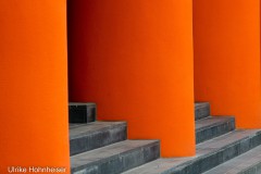Orange trifft Grau