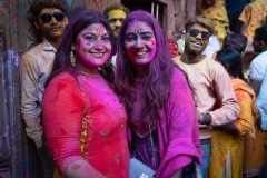 Holi Visitors in - Vrindavan - India